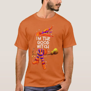 Camiseta Eu sou a boa bruxa, o casal do Dia das Bruxas de H