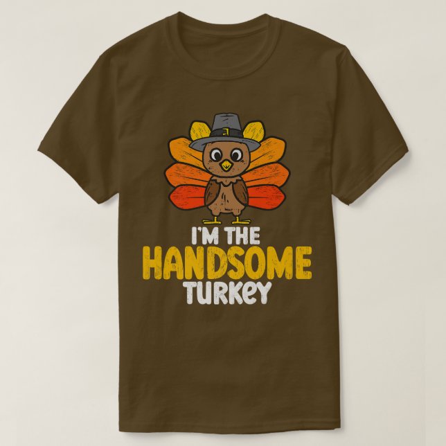 Camiseta Eu Sou A Bonita Ação De Graças Feliz Turquia 2022  (Frente do Design)