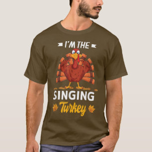 Camiseta Eu sou a cantora Turquia Feliz Ação de Graças