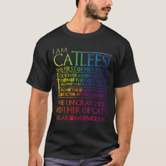 Camiseta Eu Sou a Catleesi Mãe dos Gatos Gato Engraçado vin