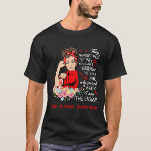 Camiseta Eu Sou A Consciência Da Doença Cardíaca De Tempest