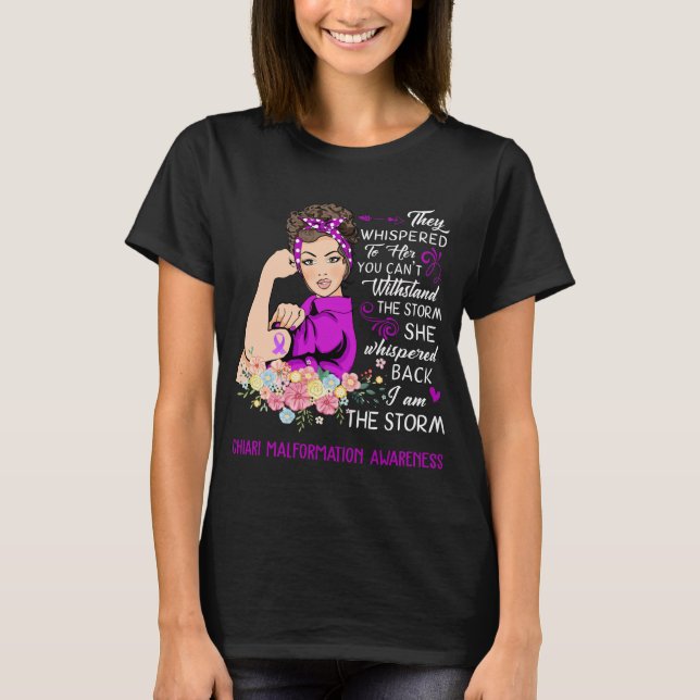 Camiseta Eu Sou A Consciência Da Malformação Chiari (Frente)