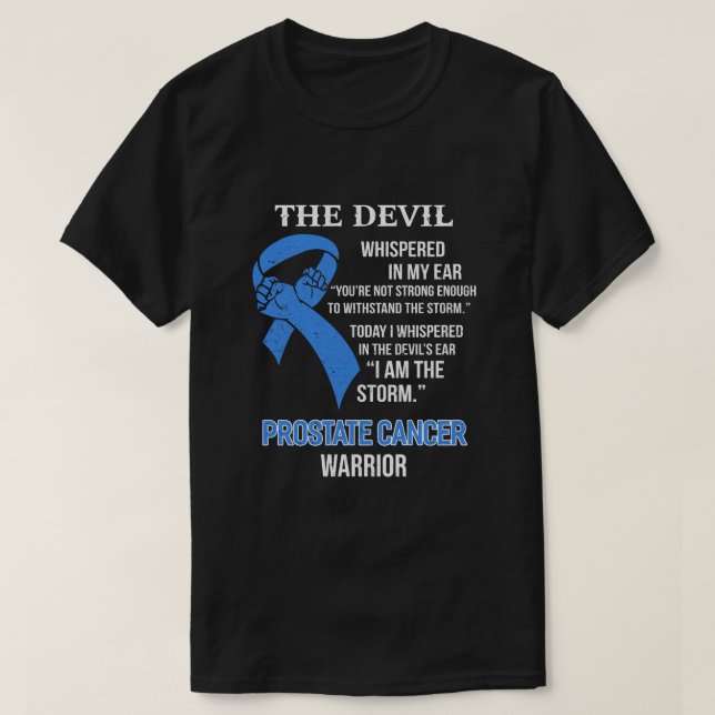 Camiseta Eu Sou A Consciência De Canceres De Tempestade (Frente do Design)