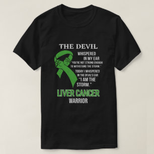 Camiseta Eu Sou A Consciência Do Câncer de figado De Apoi