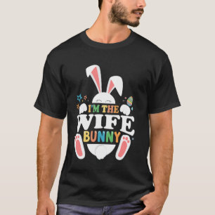 Camiseta Eu Sou a Esposa Coelho Páscoa Correspondência Dive