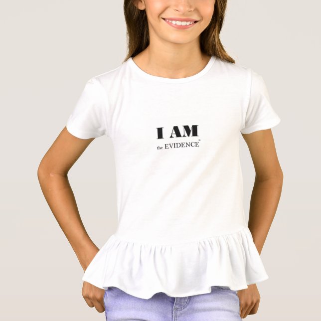 Camiseta Eu sou a evidência (Frente)