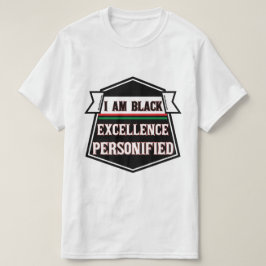 Camiseta Eu Sou A Excelência Preta Personalizada