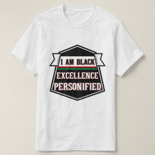 Camiseta Eu Sou A Excelência Preta Personalizada