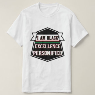 Camiseta Eu Sou A Excelência Preta Personalizada
