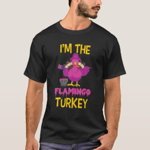 Camiseta Eu Sou A Família Flamingo Turkey Matando Ação De G