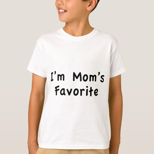 Camiseta Eu Sou a Favorita da Mamãe (Frente)