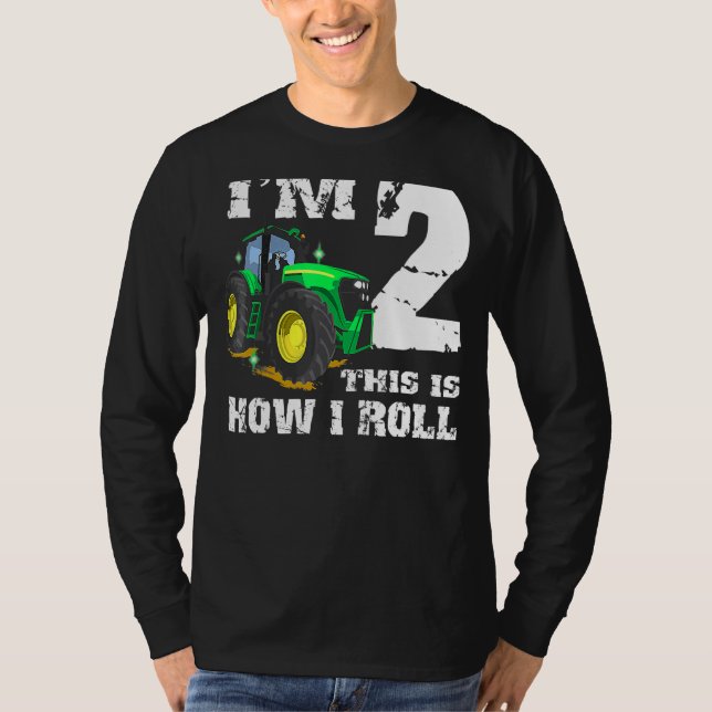 Camiseta Eu sou a Fazenda da Festa de Trator de Barnyard (Frente)