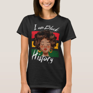 Camiseta Eu Sou A Forte Rainha Africana A História Negra