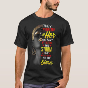 Camiseta Eu Sou A Forte Rainha Africana garotas - Historiad