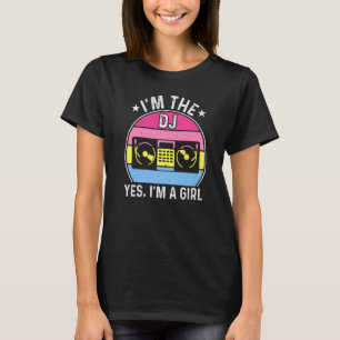Camiseta Eu Sou A Garota DJ Lady DJ Discotecária Reproduto