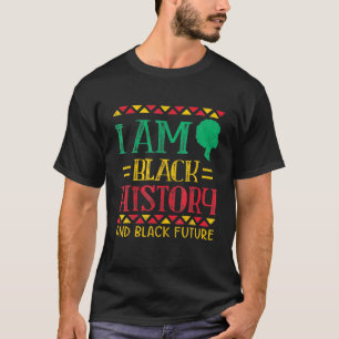 Camiseta Eu sou a História Negra Futura Melanina King Kids