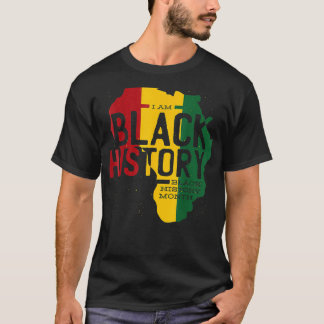 Camiseta Eu sou a história negra história negra mês mulhere