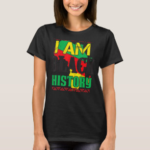 Camiseta Eu Sou A História Negra Mês Do Orgulho Africano Os