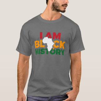 Camiseta Eu Sou a História Negra Mulheres Meninas Meninas N