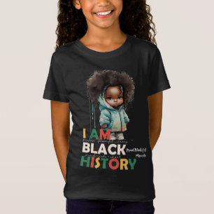Camiseta Eu Sou a História Negra - O Bebê Americano African