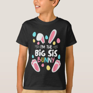 Camiseta Eu sou a Irmã Coelhinha Grande Sis Correspondendo