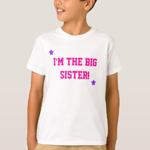 Camiseta Eu sou a irmã mais velha!