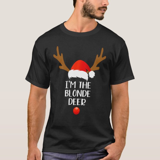 Camiseta Eu Sou A Loura Deer Matando O Grupo Familiar Diver (Frente)