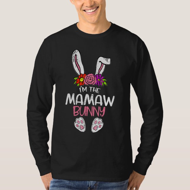 Camiseta Eu sou a mãe da mãe da Páscoa de mamaw, Páscoa eng (Frente)