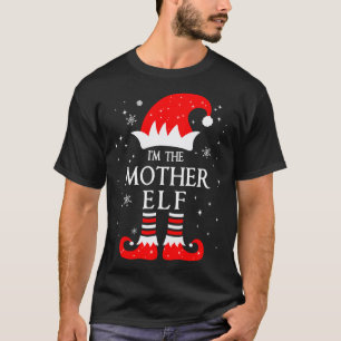 Camiseta Eu Sou a Mãe Elfa Correspondente Família Natal Div