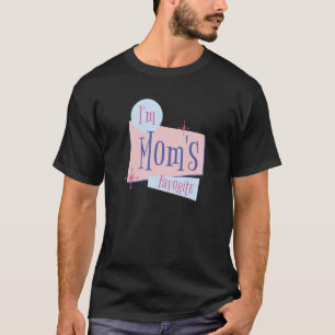 Camiseta Eu sou a mãe favorita para homens mulheres criança