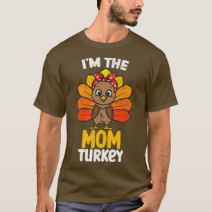 Camiseta Eu sou a Mãe Turquia Feliz Ação de Graças 2022 out