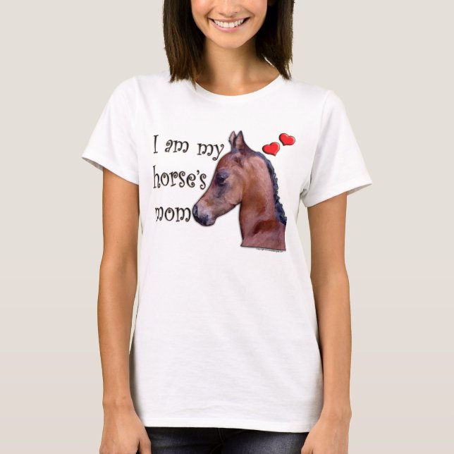 Camiseta Eu sou a mamã do meu cavalo (Frente)
