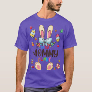 Camiseta Eu sou a Mamãe Coelhinha do Dia da Páscoa, combina