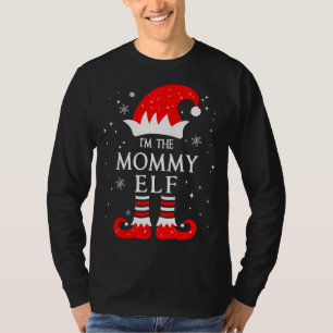 Camiseta Eu Sou a Mamãe Elfa Correspondente Família Diverti