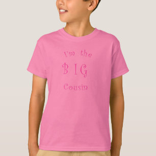 Camiseta Eu sou a menina grande do t-shirt do primo