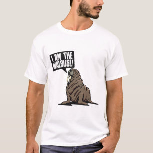 Camiseta Eu sou a morsa! T-Shirt Clássico