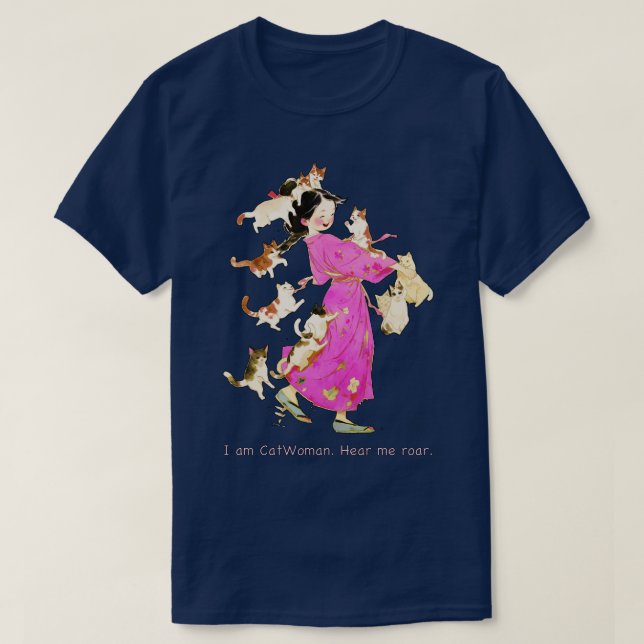 Camiseta Eu Sou A Mulher 1 (Frente do Design)