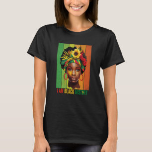 Camiseta Eu sou a negra, mulheres, meninas, rainha negra mê