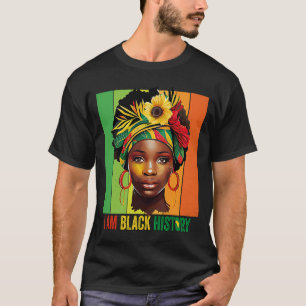 Camiseta Eu sou a negra, mulheres, meninas, rainha negra mê