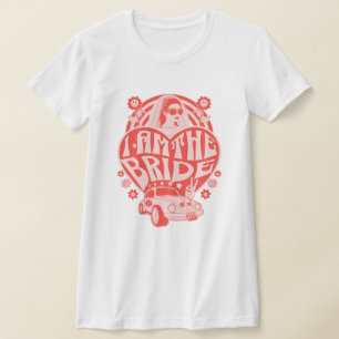 Camiseta "Eu sou a Noiva" Festa Retro de Noivado