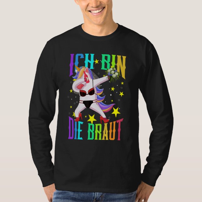 Camiseta Eu Sou A Noiva Jga Unicórnio Despedida de Solteiro (Frente)