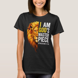 Camiseta Eu Sou a Obra-Prima de Deus Cristão Efésios 2_20
