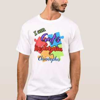 Camiseta "Eu sou a obra-prima de Deus" T-shirt personalizad