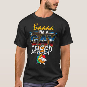 Camiseta Eu sou a ovelha Arco-Íris da Família 1