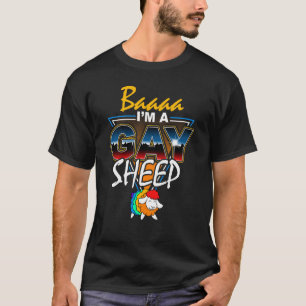 Camiseta Eu sou a ovelha Arco-Íris da Família 1