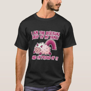 Camiseta Eu sou a ovelha bissexual da minha família e estou