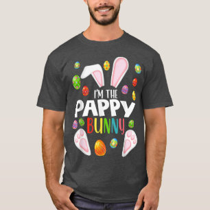Camiseta Eu sou a Páscoa da família "Pappy Bunny Engraçado"