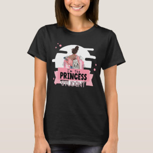 Camiseta Eu sou a princesa estudante de faculdade de prince