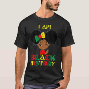 Camiseta Eu sou a Rainha Africana Bonito Negra e