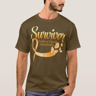Camiseta Eu sou a Survivor Butterfly Cancer Consciência2